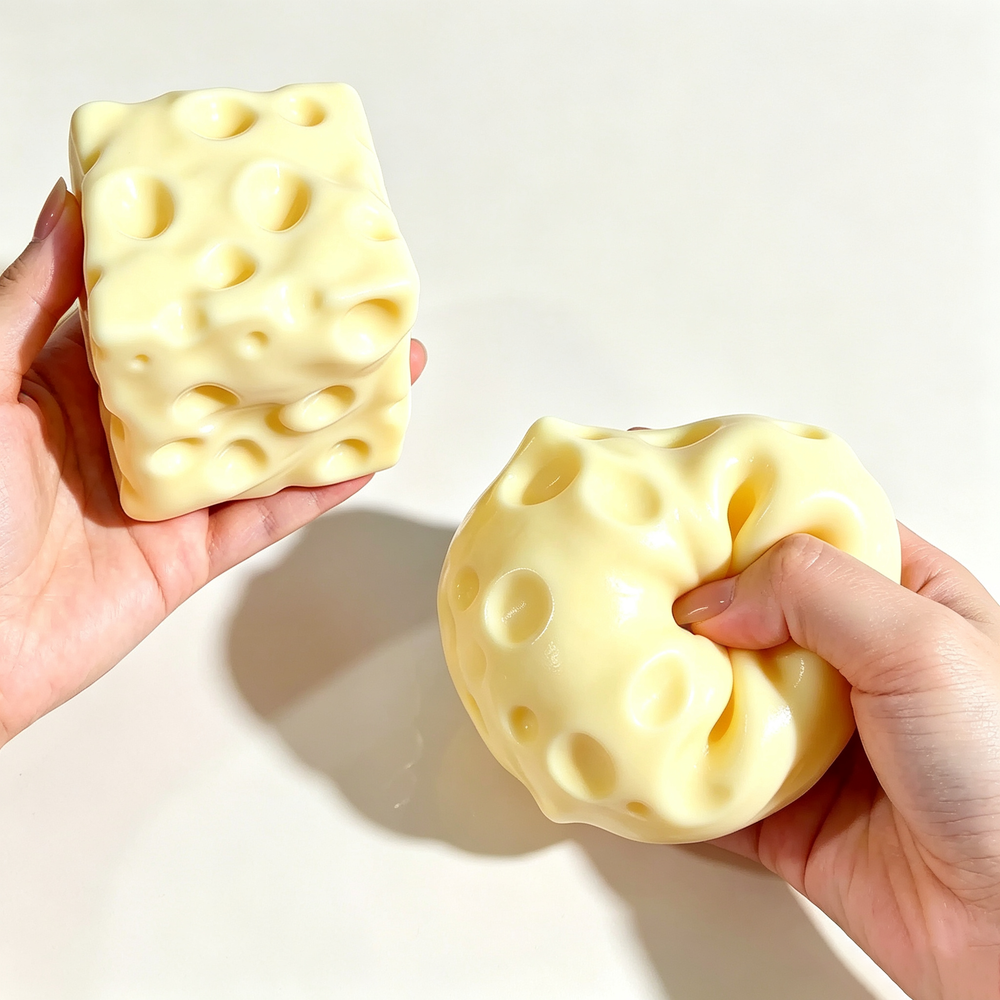 Cheese Squishy Fidget Toy